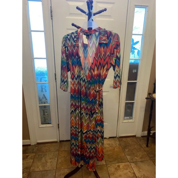 Women's Ashley Stewart Multi Dress Size 18/20 - Picture 5 of 5